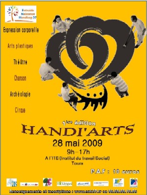 Affiche de la journée Handi arts